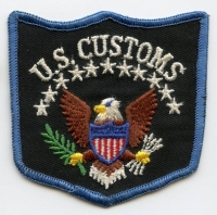 1980s United States Customs Patch