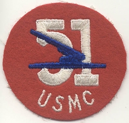 USMC 51st Coastal Defense Battalion Patch