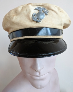 Great WWII Patriotic Child's USMC Marine Corps Visor Cap