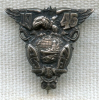 1946 US Naval Academy (Annapolis) USNA Class Pin in Sterling by BBB with Initials DML
