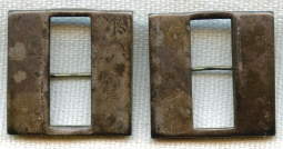 Pair of WWII US Navy Lieutenant or USMC Captain Bars in Sterling