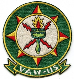 Late 60's USN Carrier Airborne Early Warning Sq. 115 (VAW-115) Japanese-Made Jacket Patch