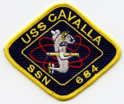 1980's - 1990's Submarine Patch for USS Cavalla (SSN-684)