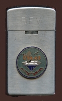 1970 USN Ship Lighter Presented by Commanding Officer Capt. W.H. Harris of USS Coral Sea CVA-43