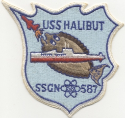 US-Made US Navy USS Halibut SSGN-587 Patch
