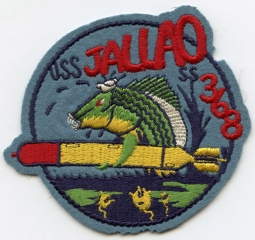 Rare Late WWII USS Jallao (SS-238) Submarine Jacket Patch