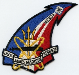 USS James Madison (SSBN-627) Submarine Patch