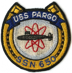 Early 1970's Submarine Patch for USS Pargo SSN-650