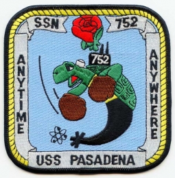 Late 1980s-Early 1990s Submarine Patch for USS Pasadena (SSN-752)