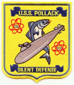 1980's Submarine Patch for USS Pollack (SSN-603)