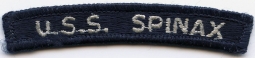Mid-Late 1960's USN Enlisted Man's Shoulder Arc for USS Spinax (SS-489)
