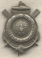 Old US Volunteer Life Saving Corps (USVLSC) Badge # V77