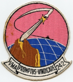 1950's United States Marine Corps VMA-242 Jacket Patch