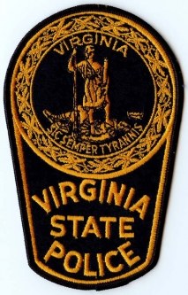 1980s Virginia State Police Patch
