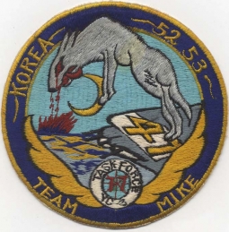 1952-1953 Japanese-Made Korean War US Navy VC-3 CAG-9 Patch