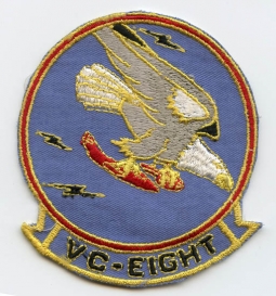 Circa 1970s USN Composite Squadron 8 (VC-8) aka "Redtails" Patch