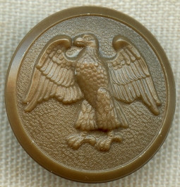 Scarce Early 1943 WAAC Women's Army Auxiliary Corps Uniform Button in Wartime Shortage Material