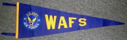Extremely Rare Early WWII USAAF Women's Auxiliary Flying Squadron (WAFS) Pennant