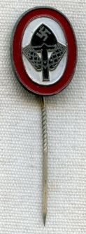 Wartime Nazi RAD / Reichsarbeitsdienst (Reich Labour Service) Membership Stick Pin