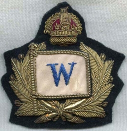 Beautiful 1920s-1930s Watts, Watts & Co. Ltd. British Shipping Lines Hat Badge