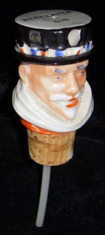 Great Old Wade China Advertising Pourer for Beefeater Gin