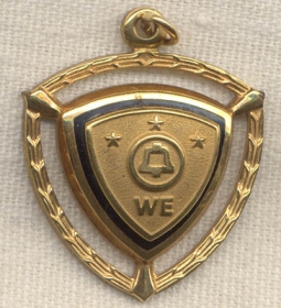 Circa 1950s Western Electric Telephone 15 Years of Service Pendant