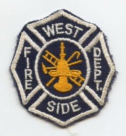 Circa 1960's West Side (Maryland) Fire Department Patch