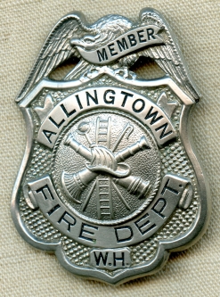 NIce 1930's Allingtown CT(West Haven) Fire Dept Badge
