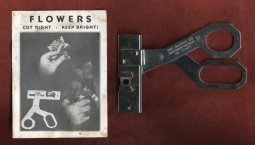 Great 1930s "Wilt-Less" Flower Cutter by Ullman Co. with Original Pamphlet