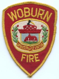 1980's Woburn, Massachusetts Fire Department Patch
