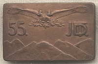 WWI Austrian 55th Infantry Regiment Badge
