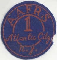 WWII USAAF Recruiting Service Unit 1 Atlantic City, New Jersey Patch