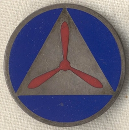 WWII CAP Overseas Cap Badge in Sterling