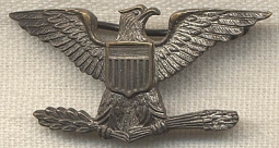 WWII Colonel's "War Eagle" Rank Insignia by Meyer