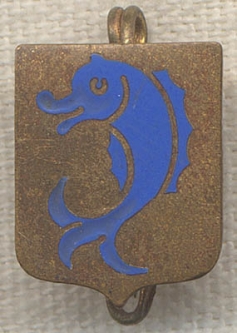 BEING IDed - WWII French Fish Pin Formation Premilitaire de l' Isere? - NOT FOR SALE TIL IDed