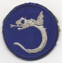 WWII US Army 130th Infantry Ghost Division Shoulder Patch