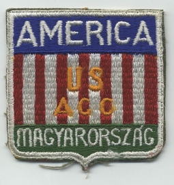 WW II Era US Mission to Hungary Shoulder Patch