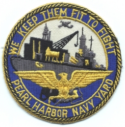 WWII Pearl Harbor Navy Yard Jacket Patch