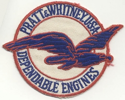 WWII Pratt & Whitney USA Aircraft Workers Patch