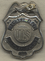 World War II 101st Unit Military Police Badge