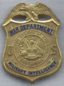 World War II United States Military Intelligence Badge