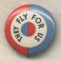 WWI Allied Aviators' Fund Celluloid Donation Pin
