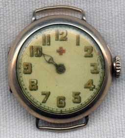 WWI American Red Cross (ARC) Nurse's Watch Named on Reverse