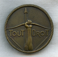 WWI French Boy Scouts Belt Buckle/Boucle de Ceinture Pour Les Scouts de France