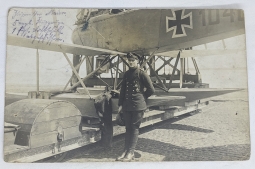 Wonderful RPPC of WWI Imp. Prussian Naval Seaplane Ace Oberflugmeister Karl Meyer