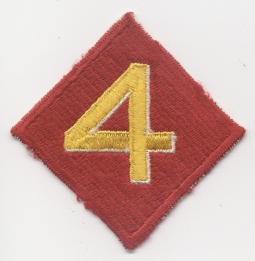 WWII US 4th Marine Division (MAR) Shoulder Patch