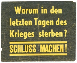 WWII USAAF Propaganda "RETTUNG!" (Rescue!) Leaflet Dropped on German Troops