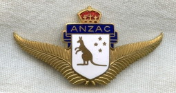 WWII Australian and New Zealand Army Corps Badge (ANZAC)