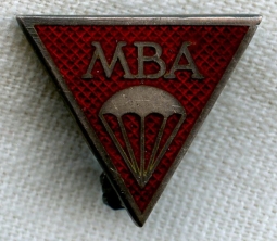 Unidentified ca 1963 British Made "Bailout" Association (?) Pin with Maker's Marks