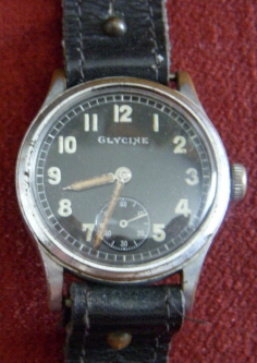 WWII Luftwaffe Watch by Glycine with Over-the-Coat Wristband